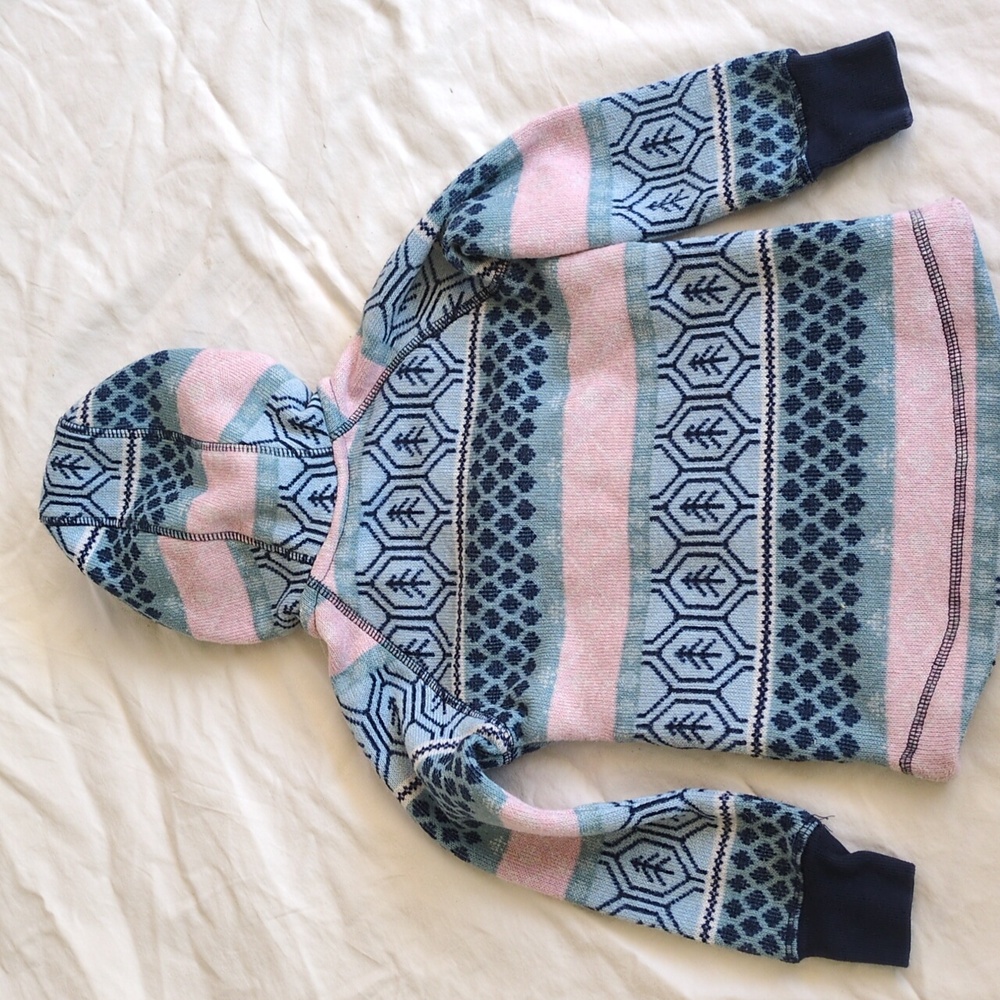 Reima Hoppu Jacquard-Knit Hooded Sweater - Picture 4 of 5